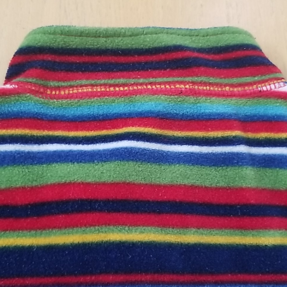 Baby Gap Rainbow Stripe Pullover Sweater Cardigan Fleece Jacket - Picture 8 of 9